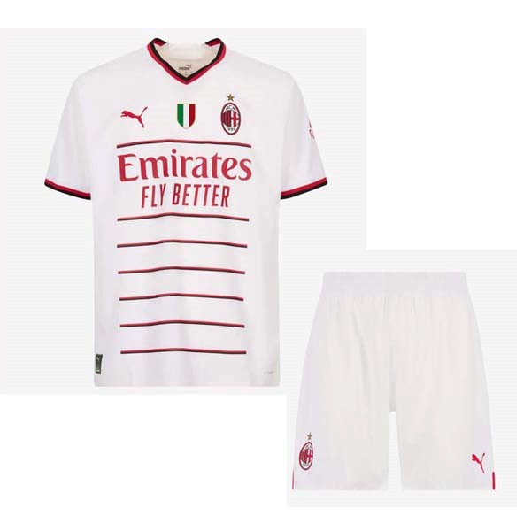 Camiseta AC Milan Segunda equipo Niño 2022-23